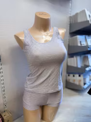 Avet linne microfiber 75083 Geometric 2735 pearl