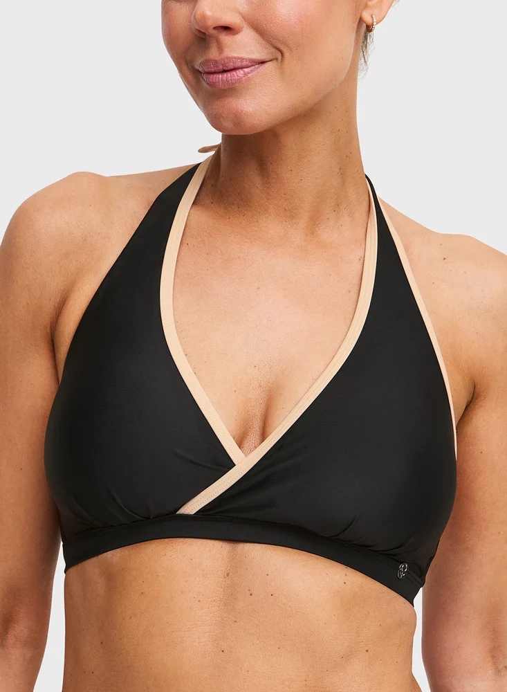 Swegmark Maui halterneck Bikini-BH 100211 / 9250 svart/beige