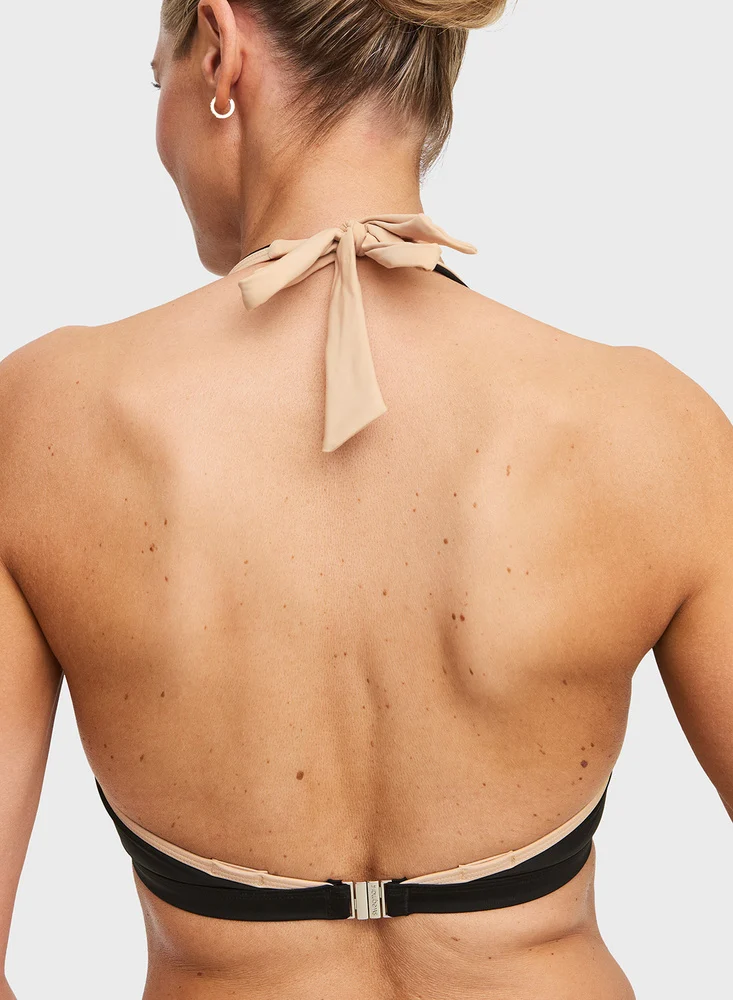 Swegmark Maui halterneck Bikini-BH 100211 / 9250 svart/beige