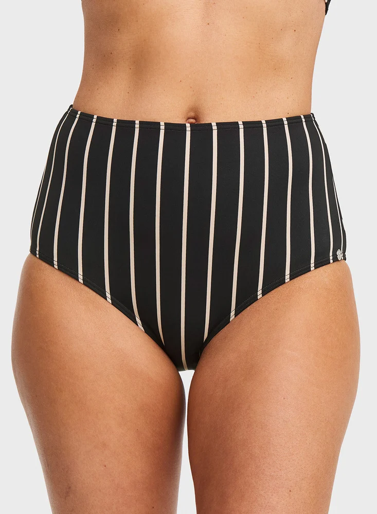 Swegmark bikinitrosa Portofino 100217 / 9251 svart/beige randig