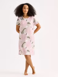 Nanso nattlinne bigshirt Hedda 29290 / 6698 rosa