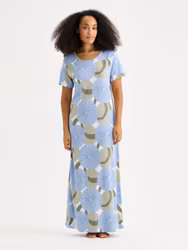 Nanso långt nattlinne Hedda 29288 / 2698 blå