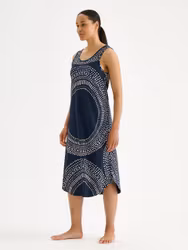 Nanso nattlinne långt Aura 29335 / 2406 marin