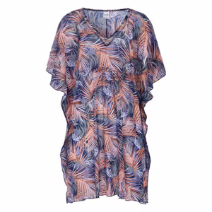 Damella strandponcho 35513 marin/aprikos