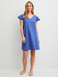 Calida nattlinne Flower Dreams 30006 465 deep cobalt