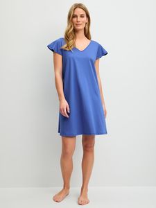 Calida nattlinne Flower Dreams 30006 465 deep cobalt