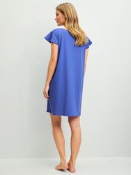 Calida nattlinne Flower Dreams 30006 465 deep cobalt