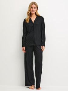 Calida pyjamas Striped Dreams 40036 992 black