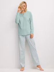 Calida pyjamas Sweet Dreams 42238 621 light aqua