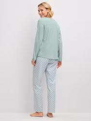 Calida pyjamas Sweet Dreams 42238 621 light aqua