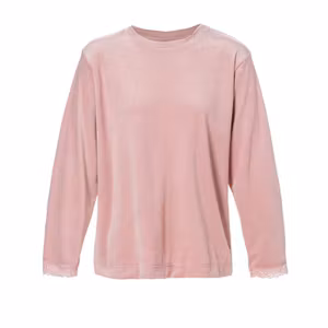 Trofé tröja i soft velour 56220 / rosa 5200