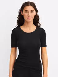 Calida True Confidence topp i ull och silke 14135 / 996 svart