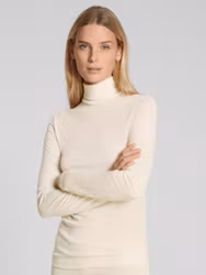 Calida True Confidence polotröja i ull och silke 15434 / 094 pearl cream