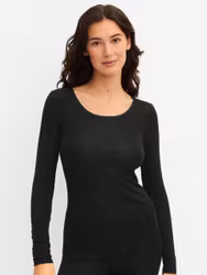 Calida True Confidence topp i ull och silke 15530 / 996 svart