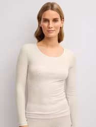 Calida True Confidence topp i ull och silke 15530 / 094 pearl cream
