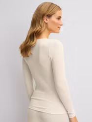Calida True Confidence topp i ull och silke 15530 / 094 pearl cream