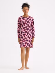Nanso big shirt lång ärm Santeli 29649 rosa/vinröd 6676
