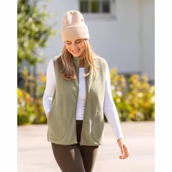 Trofé Väst Teddy fleece 56230 army 1800