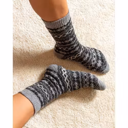 Trofé Wool socka 03661 mörk grå 2200