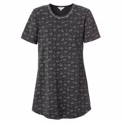 Lady Avenue nattlinne Bamboo 66713 / 2400 charcoal heart