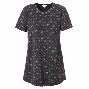 Lady Avenue nattlinne Bamboo 66713 / 2400 charcoal heart