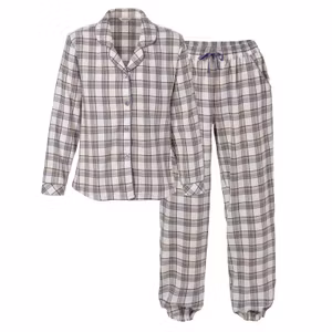 Lady Avenue pyjamas Bambooflanell 66711 stormy blue 7500