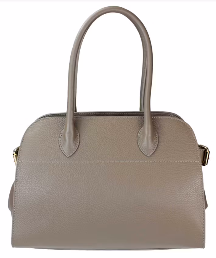 Skulderveske i ekte italiensk skinn med avtagbar rem