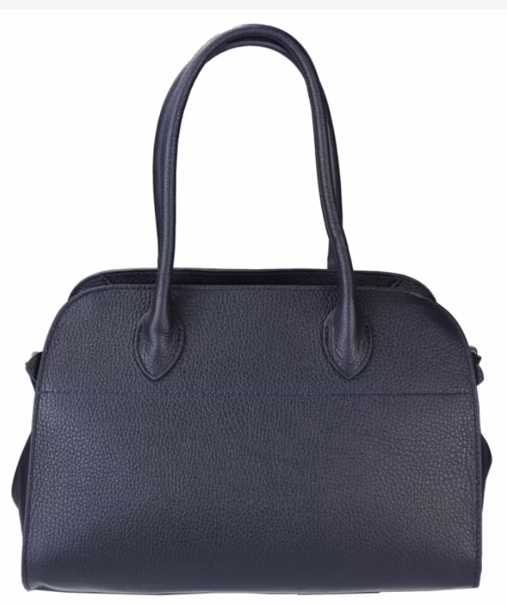 Skulderveske i ekte italiensk skinn med avtagbar rem