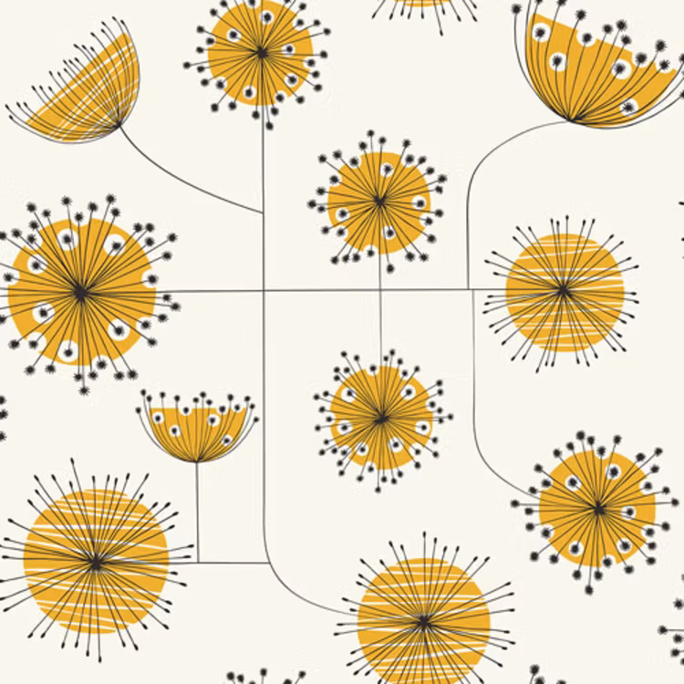 Dandelion Mobile Sunflower Yellow