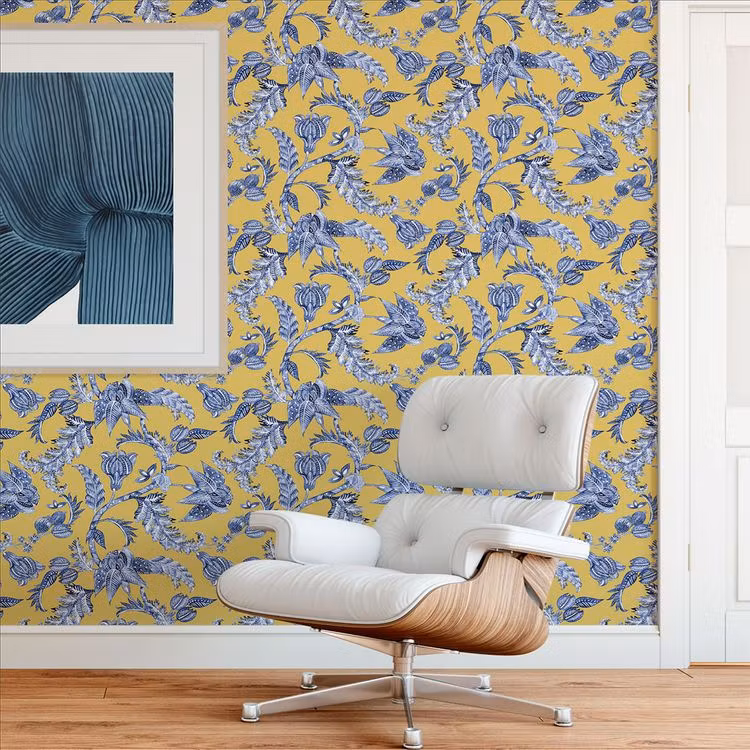 Royal Batik Indigo / Mostaza