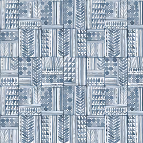 Patchwork Azul Tinta