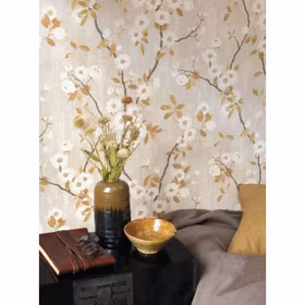Spring Flower Taupe / Noir