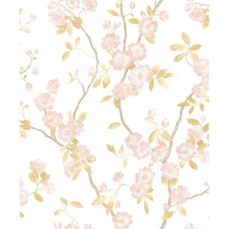 Spring Flower Taupe / Rose