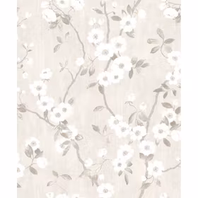 Spring Flower Blanc / Gris