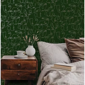 Linear Visage Green / Gold