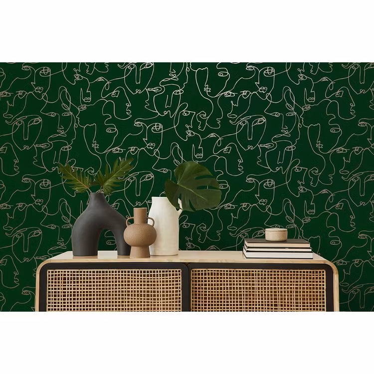 Linear Visage Green / Gold