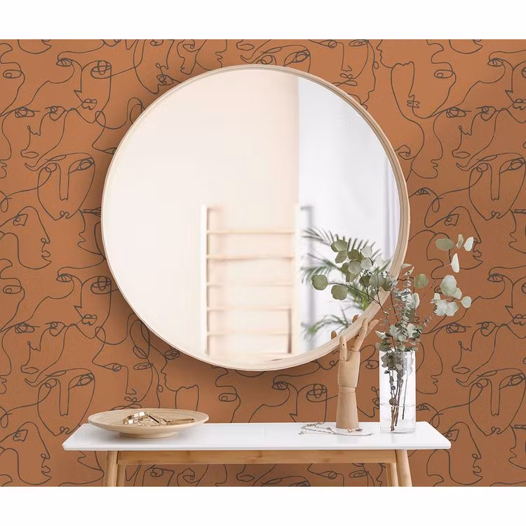 Linear Visage Burnt Orange