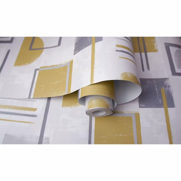 Nordic Geo Grey / Ochre