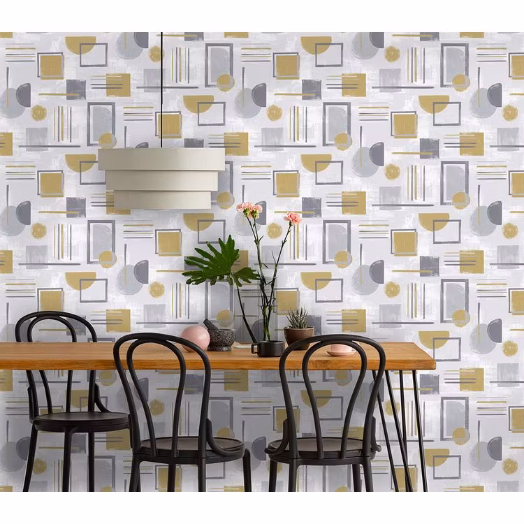 Nordic Geo Grey / Ochre