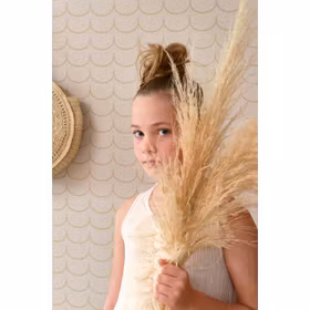 Drop Curtain Greige Golden Brown