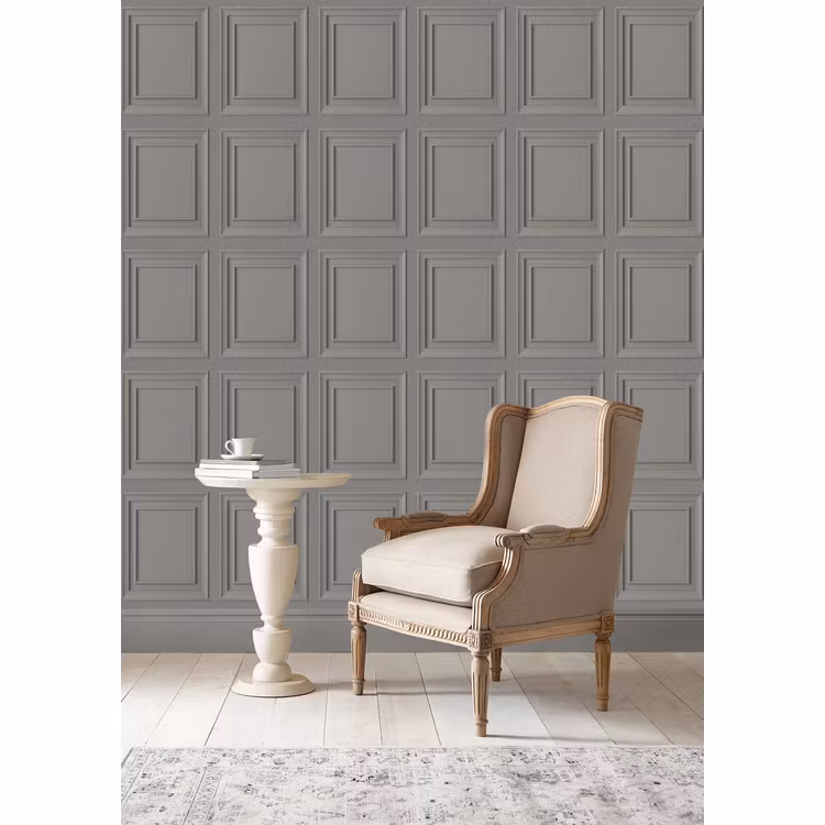 Redbrook Wood Panel Pale Steel