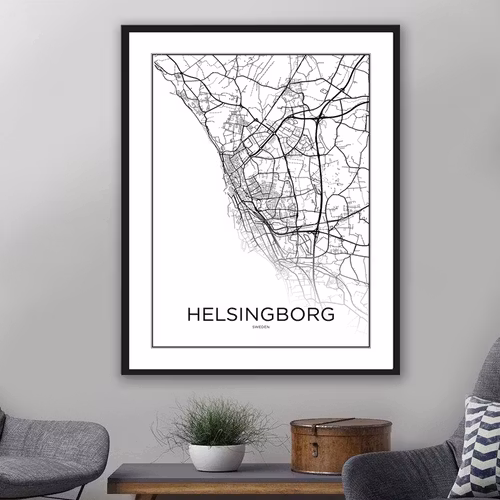 Poster: Helsingborgskarta