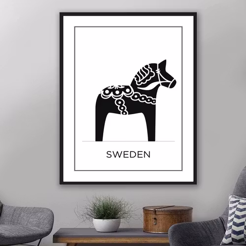 Poster: Dalahäst – Sweden