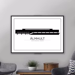 Poster: Älmhult - Sweden - IKEA - First store 1958