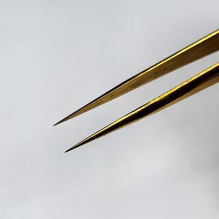 Pincett Guld Spetsig