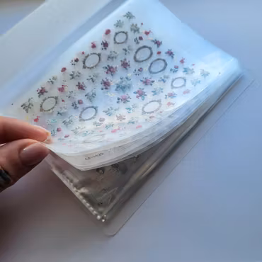 Pärm för stora stickers