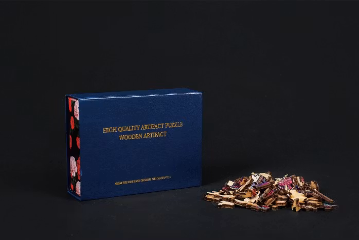 Christmas Wood Puzzle Snowman ca 30x35 Cm  - Leveranstid 1-3 Dagar