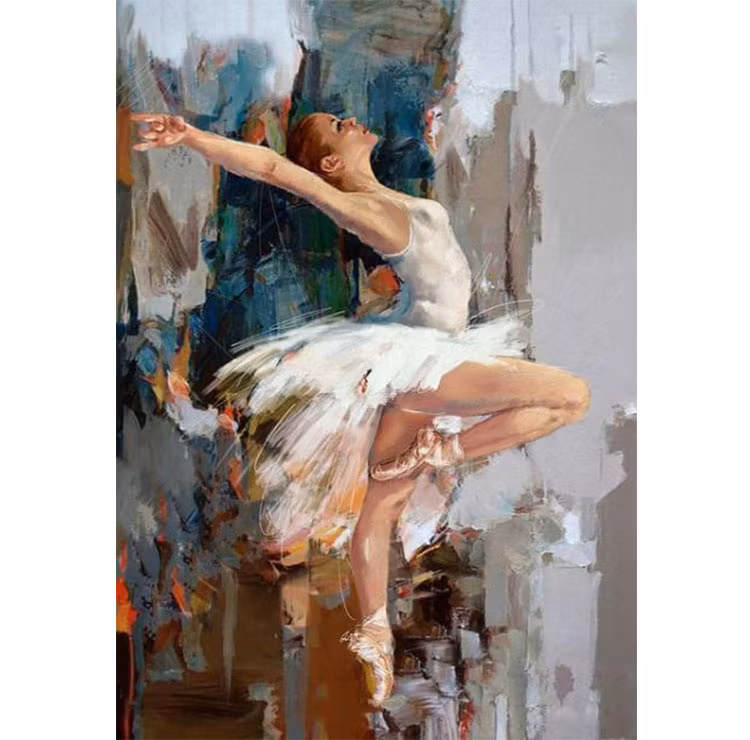 Diamanttavla Ballet Girl 30x40
