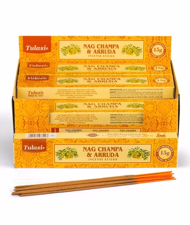 Rökelsepinnar Tulasi Nag Champa Arruda Palo santo