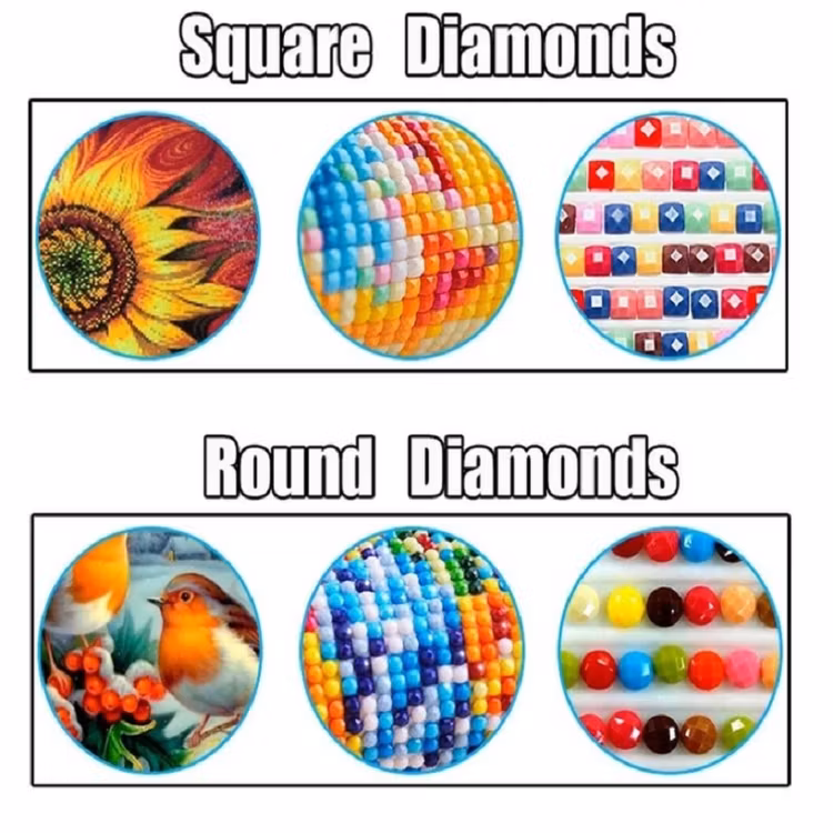 Diamanttavla Romantiskt Äldre Par 40x50